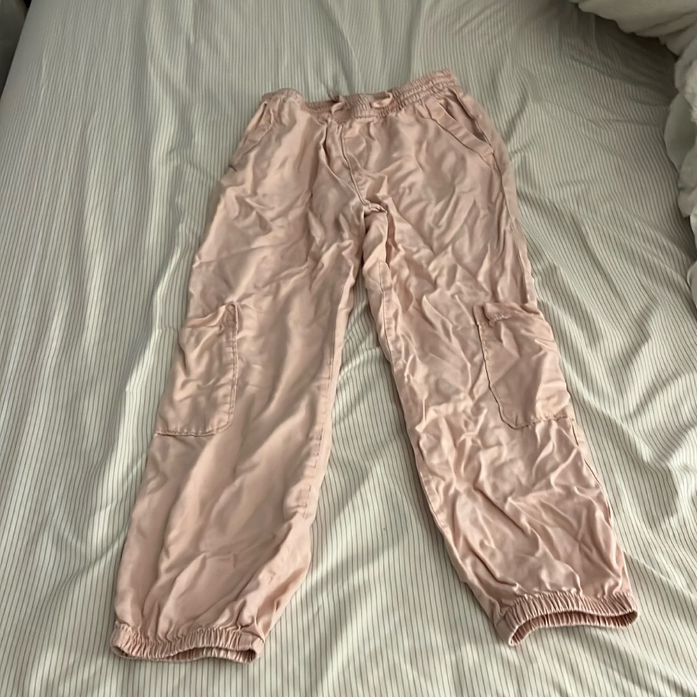 Pink Gap Kids Pull-On Cargo Joggers